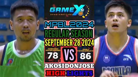 2024 MPBL REGULAR SEASON .
